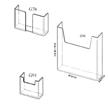 Glue on Card Pockets